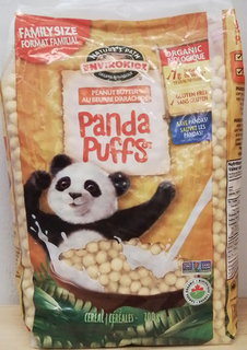 Cereal - Panda Puffs Peanut Butter (Natures Path)